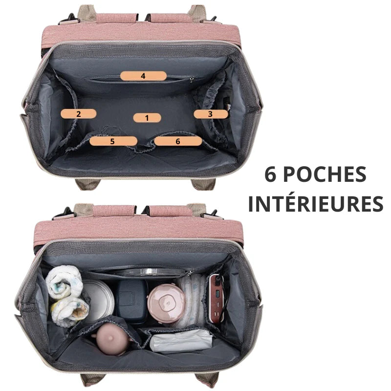 Sac à Langer 3 en 1 avec Lit Bébé Intégré | BabyLand®